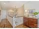 Upstairs hallway featuring wood floors and a wood dresser at 727 Bluff Loop Rd, Rock Hill, SC 29730