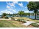 Beautiful lakefront property with a boardwalk providing direct access to the water and boat docks at 7829 Village Harbor Dr, Cornelius, NC 28031
