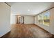 Spacious living room featuring hardwood floors and large windows providing natural light at 110 Matthew Dr, Kings Mountain, NC 28086