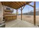 Covered patio with bar area and spacious backyard view at 11039 Stetler St, Charlotte, NC 28204