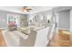 Comfortable living room with modern decor and plenty of seating at 1310 Woodland Dr, Charlotte, NC 28205