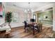 Bright home office features hardwood floors, neutral colors, and lots of natural light at 2065 Taney Way, Indian Land, SC 29707
