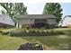 Spacious backyard with a wooden deck and retaining wall for garden beds at 216 Dewars Dr, Rock Hill, SC 29730