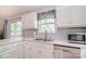 Bright kitchen with stainless steel dishwasher, double sink, and white cabinets at 216 Dewars Dr, Rock Hill, SC 29730