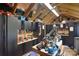 Spacious shed interior featuring ample workspace, tool storage, and lighting at 216 Dewars Dr, Rock Hill, SC 29730