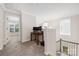 Open office space with desk, dual monitors, natural light, and carpeted floors at 23112 Clarabelle Dr, Charlotte, NC 28273