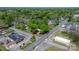 Aerial view of a charming neighborhood with tree-lined streets and well-maintained homes at 2701 N Main Ave, Newton, NC 28658