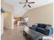 Open-concept living space seamlessly connecting the kitchen, dining area, and living room at 3005 Kansas City Dr, Monroe, NC 28110