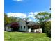 Charming one-story home boasts a welcoming porch and a lush, landscaped yard at 3032 Mckinney Rd, Shelby, NC 28152