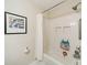 Clean bathroom with a shower-tub combination and simple, functional design at 3510 Conway Ave, Charlotte, NC 28209