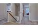 Hallway leading to bedrooms and bathroom on upper level at 4011 Fenworth Ct, Fort Mill, SC 29715