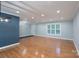 Spacious living room features newly finished floors and trim at 4256 Wood Forest Dr, Rock Hill, SC 29732