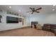 Basement entertainment area with hardwood floors and large television, perfect for relaxation and recreation at 4256 Wood Forest Dr, Rock Hill, SC 29732