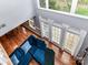 Open concept living room with hardwood floors and bright light at 4743 Morning Dew Ct # 4743, Charlotte, NC 28269