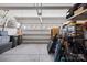 Spacious two car garage offering ample storage space, shelving, and organization at 637 Amber Meadows Way, Fort Mill, SC 29708