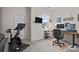 Versatile office space with natural light, desk setup, and a window overlooking the neighborhood at 637 Amber Meadows Way, Fort Mill, SC 29708