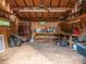 Spacious wooden shed interior at 7024 Rockledge Dr, Charlotte, NC 28210