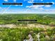 Aerial view of a residential area showing property location relative to amenities at 705 Brown Creek Dr, Matthews, NC 28104