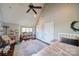 Bright bedroom with hardwood floors and a reading nook at 1009 Leigh Ave, Charlotte, NC 28205