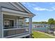 Scenic view from condo balcony overlooking the lake and boat docks at 1211 Torrence Cir, Davidson, NC 28036