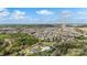 Expansive aerial view of the neighborhood featuring community amenities, lush greenery, and picturesque landscapes at 13813 Jacks Ln, Pineville, NC 28134