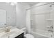 Bathroom featuring shower with shower curtain at 13813 Jacks Ln, Pineville, NC 28134