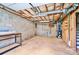 Utility basement featuring exposed ceiling, concrete floor, and mechanical equipment at 1409 Sherwood Dr, Kannapolis, NC 28081