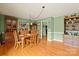 Dining room with wood furniture, hardwood floors and neutral paint at 173 Chestnut Grove Rd, Statesville, NC 28625