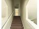 Carpeted stairs leading upwards showcasing the house's vertical dimension and the bright atmosphere at 2313 Glenwood St, Kannapolis, NC 28083