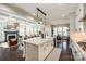 Spacious kitchen with an island, stainless steel appliances, and an open floor plan at 2329 Paddlers Cove Dr, Clover, SC 29710