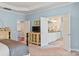 Spacious main bedroom with access to a spa-like ensuite bathroom and walk-in closet at 2610 Creek Manor Dr, Waxhaw, NC 28173