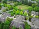Residential neighborhood featuring well-maintained homes, green spaces, and mature trees, offering a serene living environment at 2959 Bellasera Way, Matthews, NC 28105