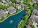 Beautiful community featuring a tranquil pond with a fountain, pool, and manicured landscaping for a serene atmosphere at 2959 Bellasera Way, Matthews, NC 28105
