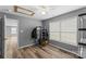 Bedroom with hardwood floors, ceiling fan, closet, and window with natural light at 391 Springs East Rd, Lincolnton, NC 28092