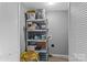 Storage room featuring shelves and various storage containers at 391 Springs East Rd, Lincolnton, NC 28092