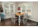 Cozy dining area with natural light and hardwood floors at 4205 Green Park Ct, Harrisburg, NC 28075