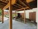 Exterior image of home's basement with weathered wood structure at 512 Secrest Ave, Belmont, NC 28012