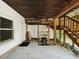 This home has a basement that includes an exterior staircase and weathered wood structure at 512 Secrest Ave, Belmont, NC 28012