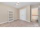 Comfortable bedroom boasts plush carpet, a closet, and neutral paint at 591 Highland Ridge Rd, Mooresville, NC 28115