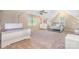 Spacious bedroom features carpet floors and two beds at 591 Highland Ridge Rd, Mooresville, NC 28115