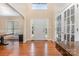 Bright foyer with hardwood floors, soaring ceilings, and a large window above the front door at 591 Highland Ridge Rd, Mooresville, NC 28115