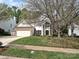 Beautiful brick and siding home with manicured front yard at 6112 Swanston Dr, Charlotte, NC 28269