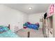 bedroom with carpet, closet and 2 beds with a colorful decor at 710 Anglin Forest Way, Charlotte, NC 28214