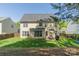 Large backyard with patio, perfect for outdoor entertaining and recreation at 7353 Sedgebrook W Dr, Stanley, NC 28164