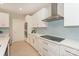 Kitchen featuring white cabinetry, stainless steel appliances and an electric stove at 8225 Long Island Rd, Catawba, NC 28609