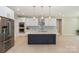 Stylish kitchen with stainless steel appliances, sleek cabinetry, and large kitchen island at 8225 Long Island Rd, Catawba, NC 28609