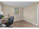 Bright office area featuring a desk and hardwood floors with natural light at 1109 E Morehead St # 22, Charlotte, NC 28204