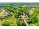 Aerial view of a suburban neighborhood featuring homes with manicured lawns and tree-lined streets at 1126 Blowing Rock Cv, Fort Mill, SC 29708