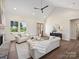 Spacious living room featuring neutral tones, vaulted ceilings, and an abundance of natural light throughout at 1160 Springlake Rd, York, SC 29745