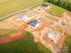 Bird's eye view of a new residential development, with homesites and fresh greenery at 1504 Baileys Run, Gastonia, NC 28056